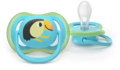 Philips Avent Pacifier ultra air SOOTHER AIR Blå och Grön Mönstrad 6-18 mån 2-pack