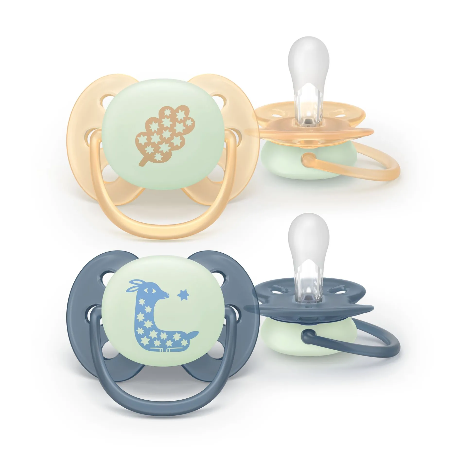 Philips Avent Pacifier ultra soft Nighttime SOOTHER SOFT 6-18 mån 2-pack