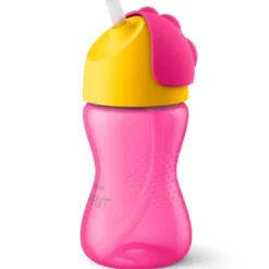 Philips Avent Sugrörsmugg Bendy Rosa & Gul 300 ml