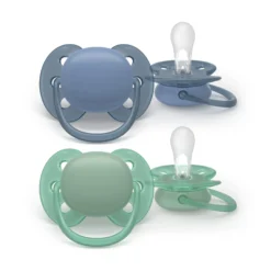 Philips Avent Ultra Soft Napp 6 till 18 månader Grön Blå