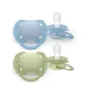 Philips Avent Ultra Soft Napp 0 till 6 månader Grön Blå 2 st