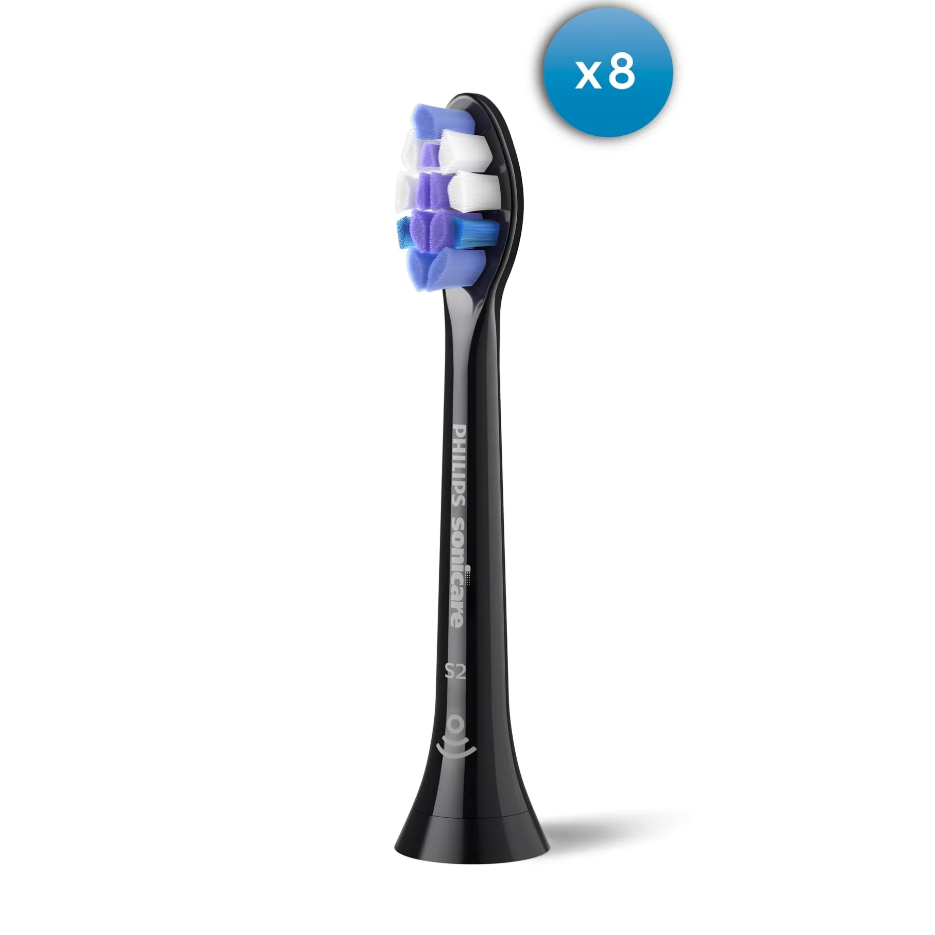 Philips Sonicare Sensitive borsthuvuden Svart 8 st