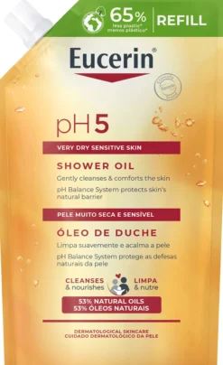 pH5 Shower Oil Refill Parfymerad 400 ml
