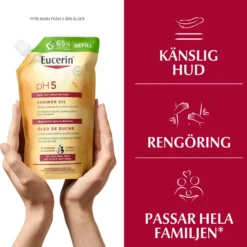 pH5 Shower Oil Refill Parfymerad 400 ml