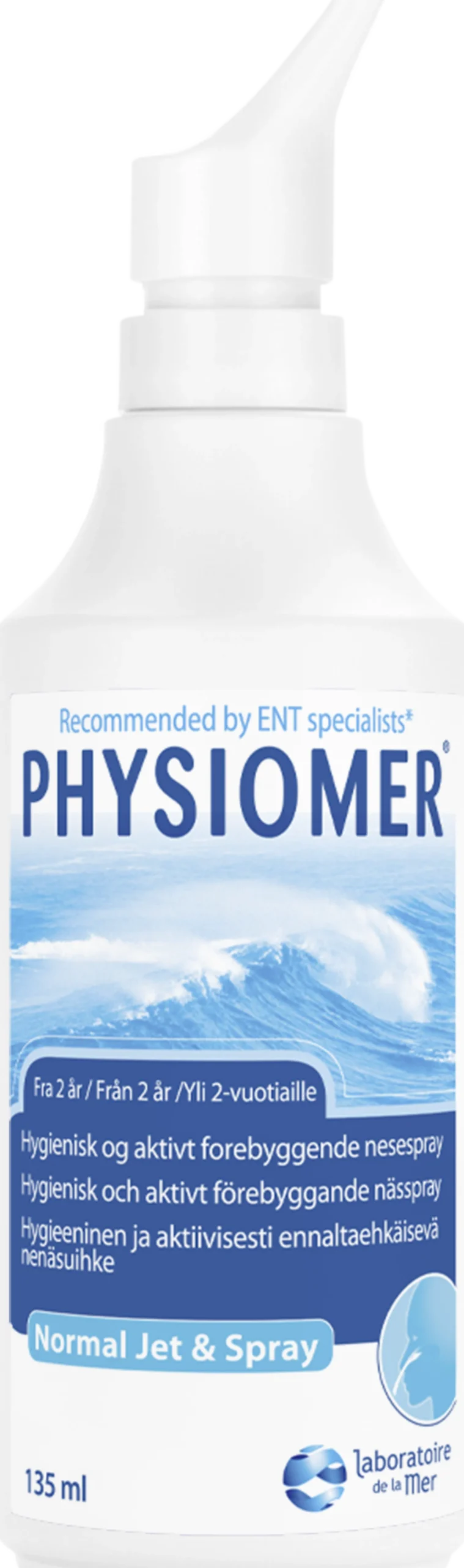 Physiomer Normal Jet & Spray Naturlig Nässkölj Vuxna 135 ml