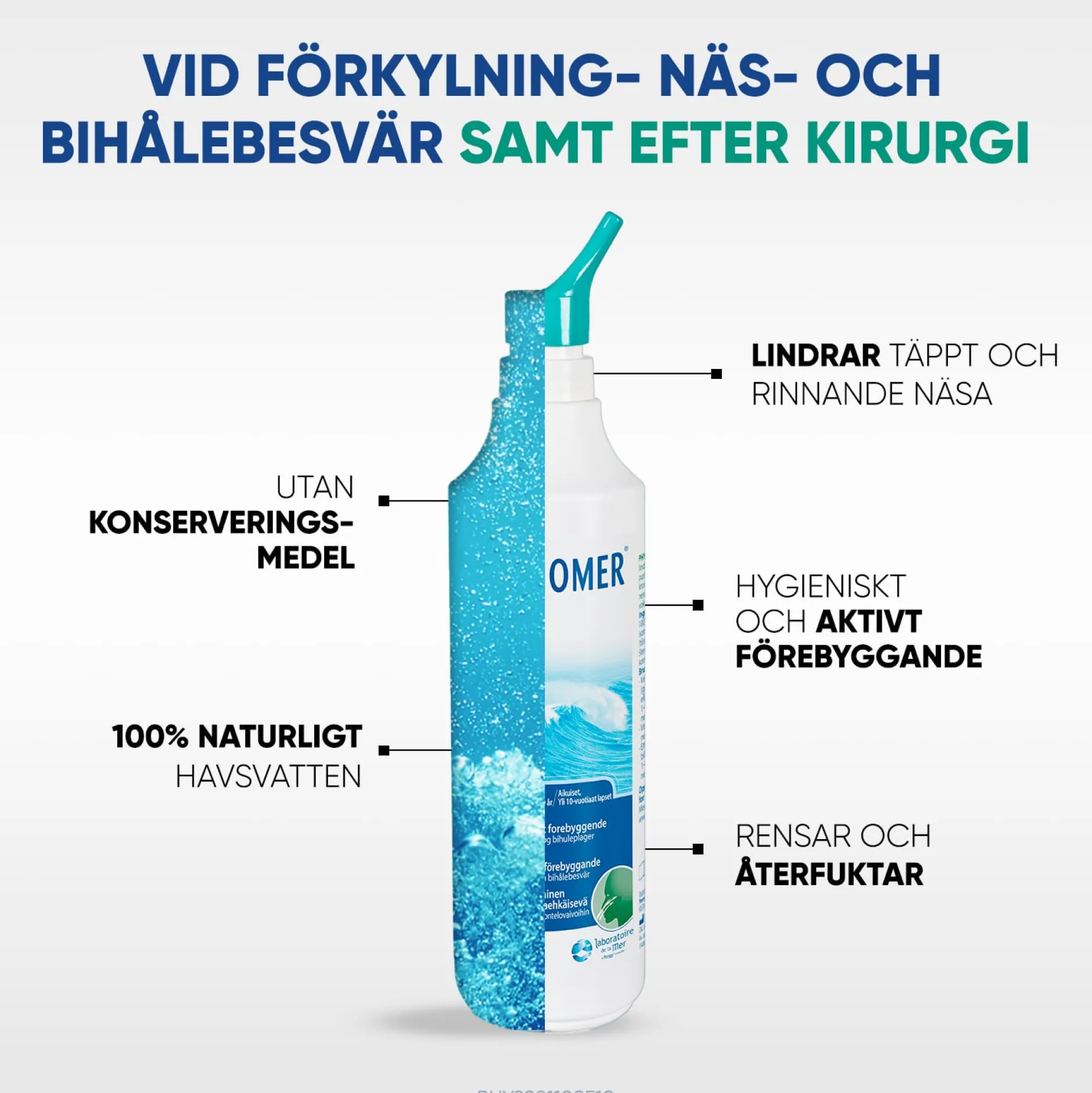 Physiomer Strong Jet Naturlig Nässkölj Näs & Bihålebesvär 210 ml