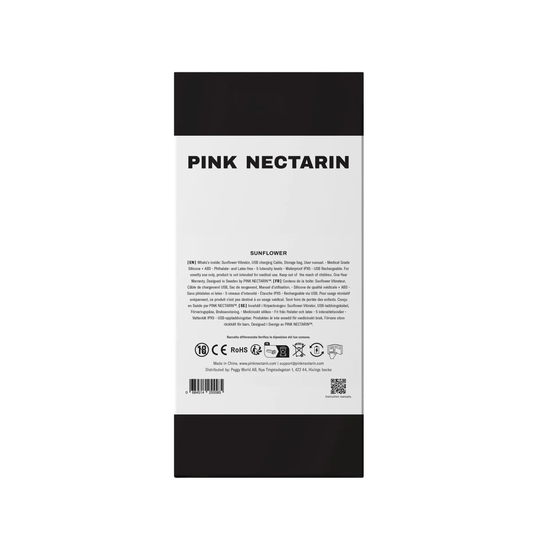 Pink Nectarin SunFlower Pulse Vibrator