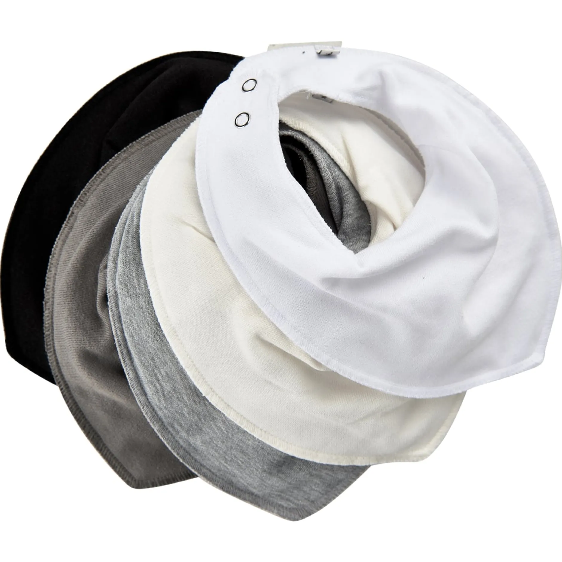 Pippi Bandana Bib White Mix 5 st