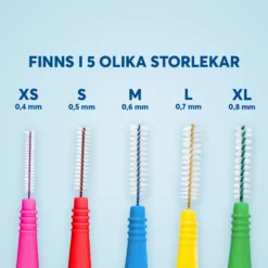 Plackers Dental Brush Mellanrumsborste Gul L (0,7 mm) 24 st