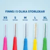 Plackers Dental Brush Mellanrumsborste Röd S (0,5 mm) 24 st