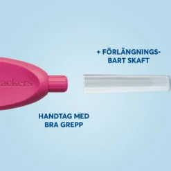 Plackers Gentle Brush Skonsam Mellanrumsborste Rosa XXS (0,4 mm) 6 st