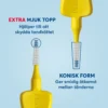 Plackers Gentle Brush Skonsam Mellanrumsborste Gul L (0,7 mm) 6 st