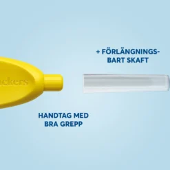 Plackers Gentle Brush Skonsam Mellanrumsborste Gul L (0,7 mm) 6 st