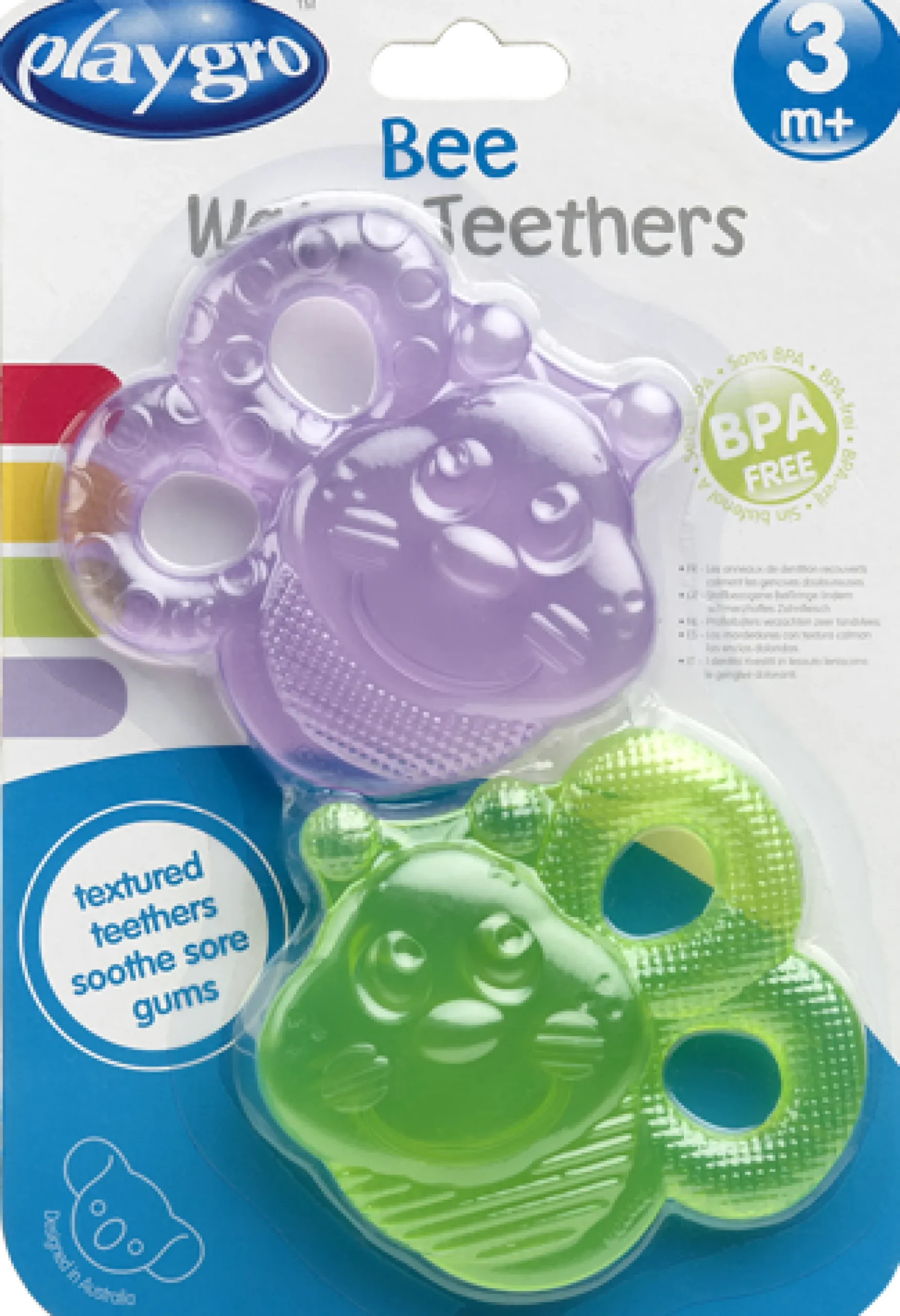 Playgro Water Teether Bee 2 pack