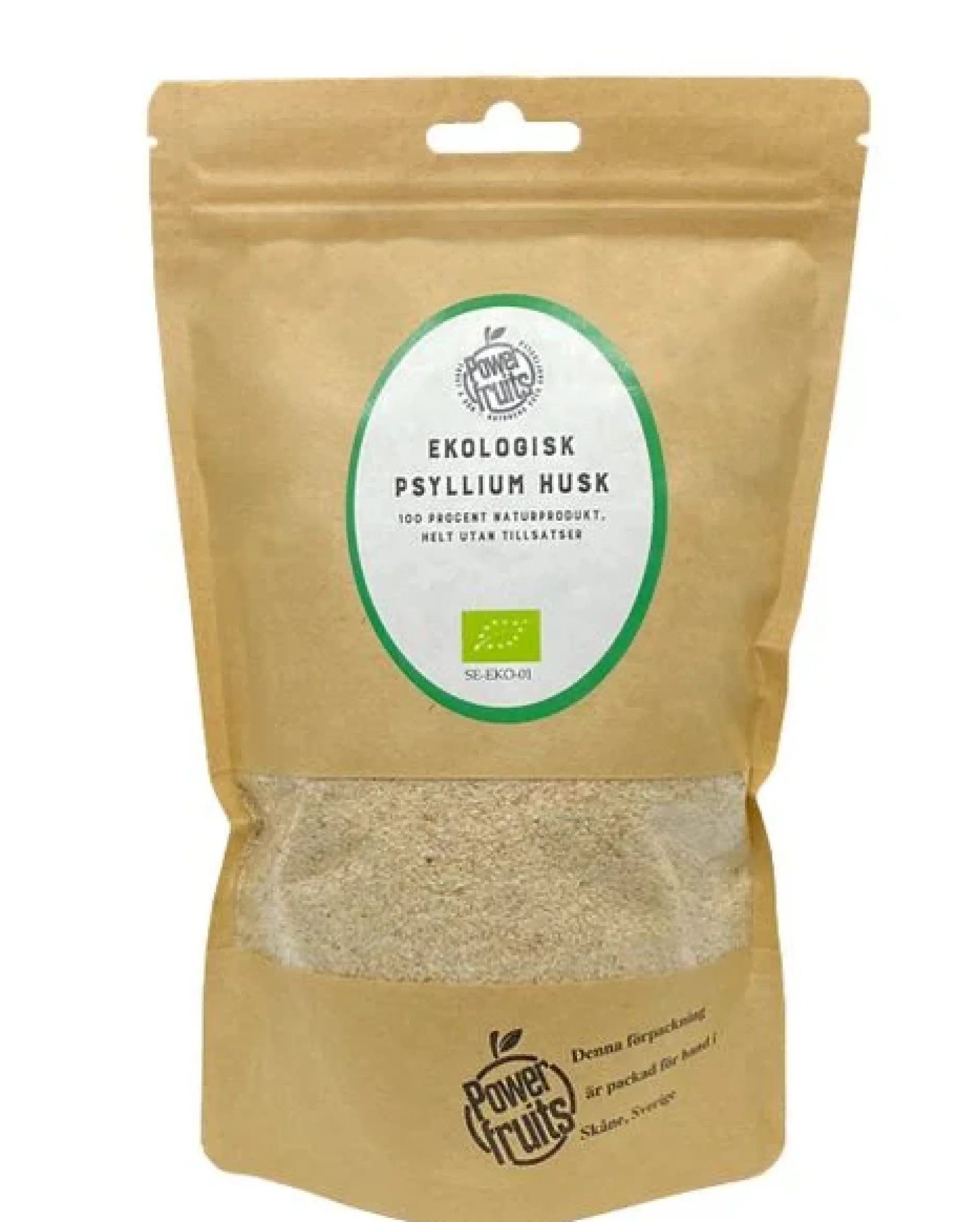 Powerfruits Ekologisk Psyllium Husk 500g