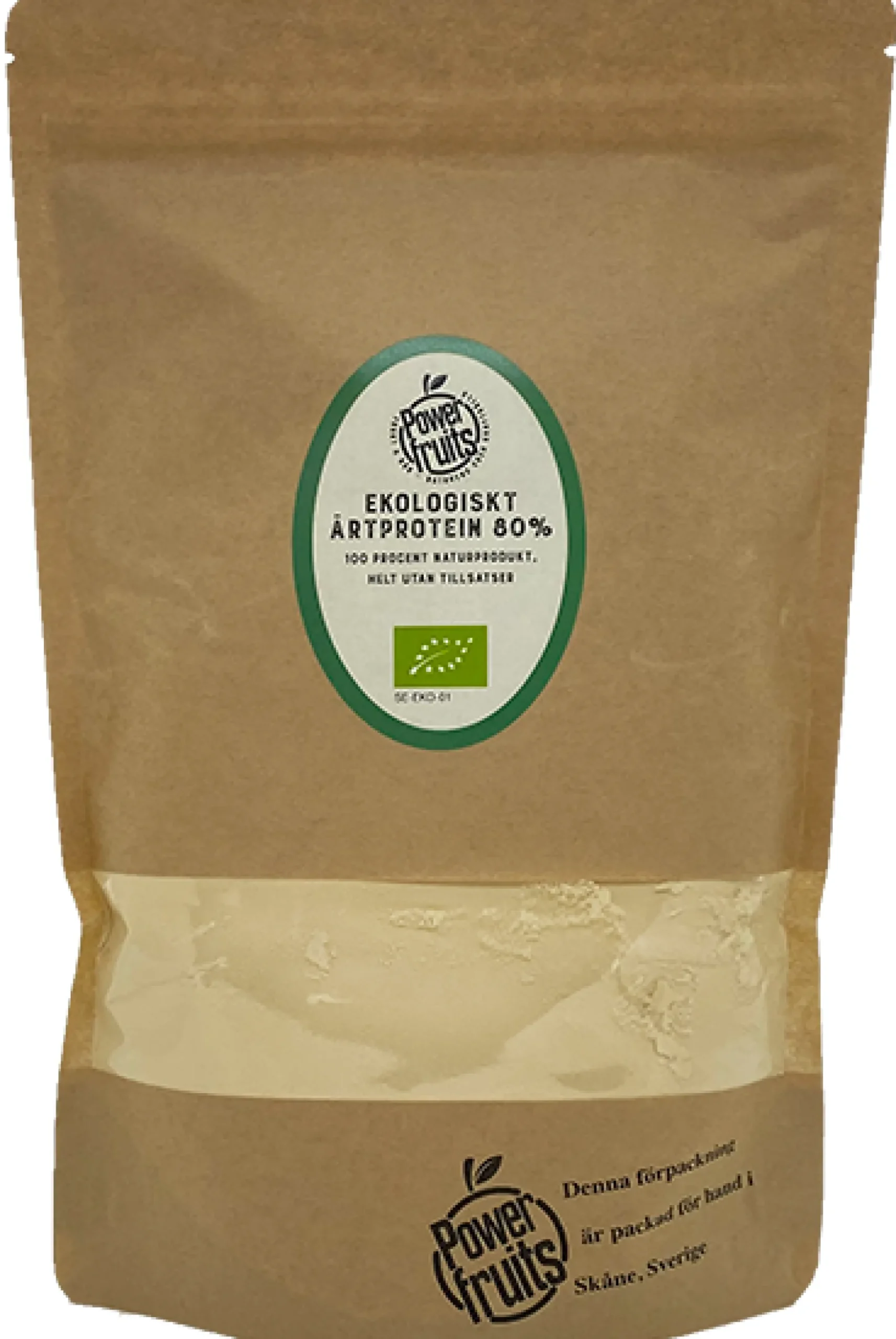 Powerfruits Ekologiskt Ärtprotein 500 g