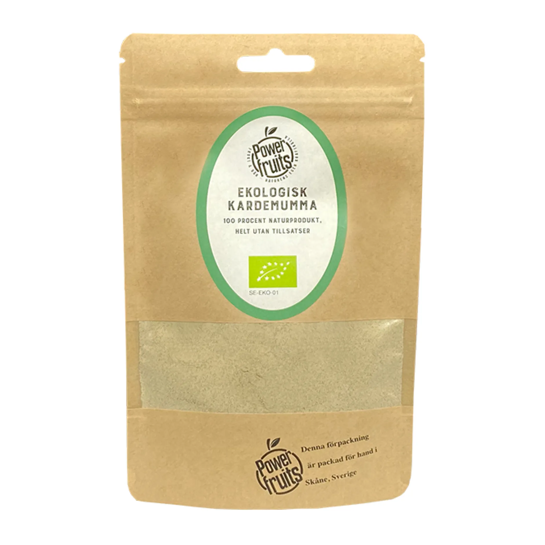 Powerfruits Kardemumma Mald 30g EKO