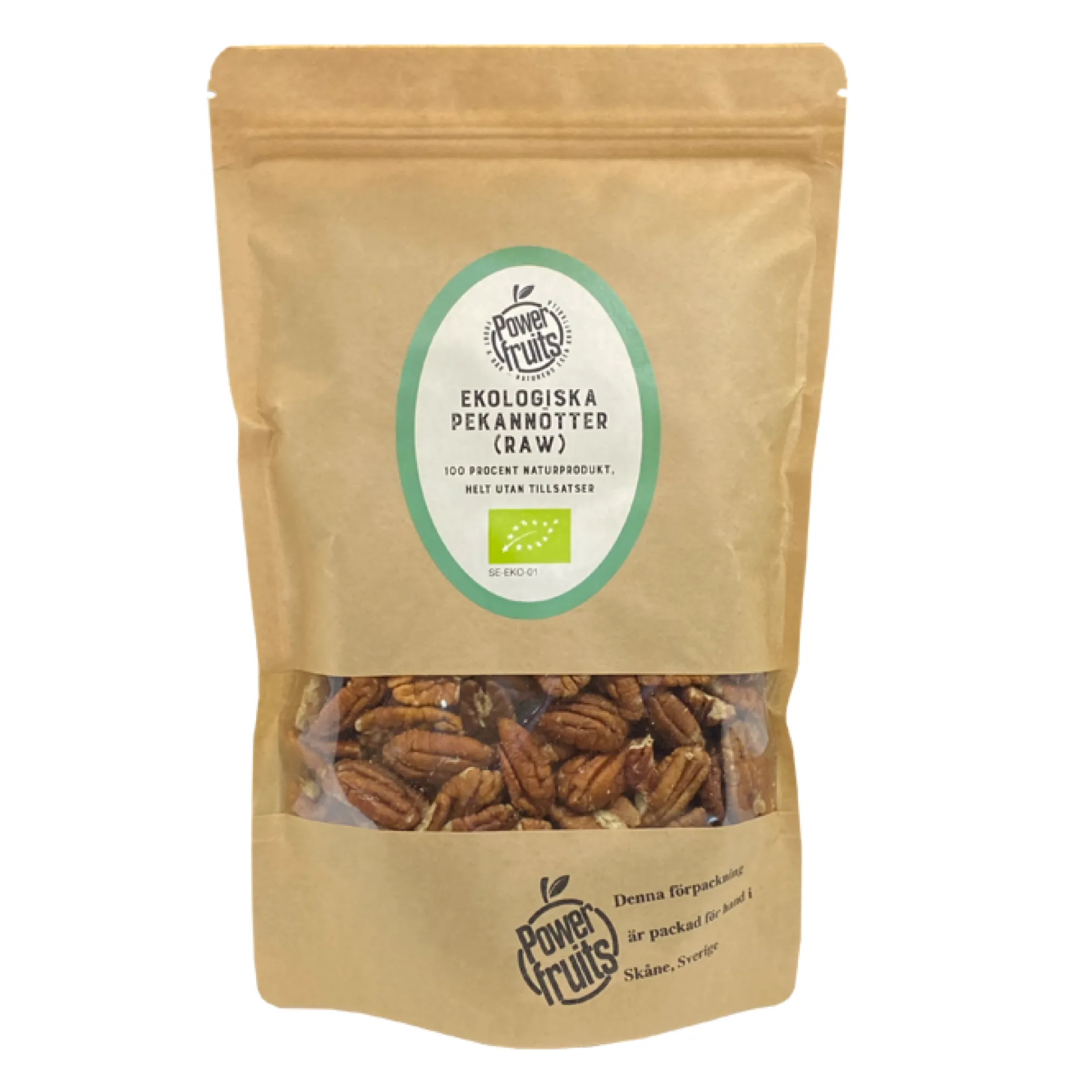 Powerfruits Pekannötter 500 g EKO