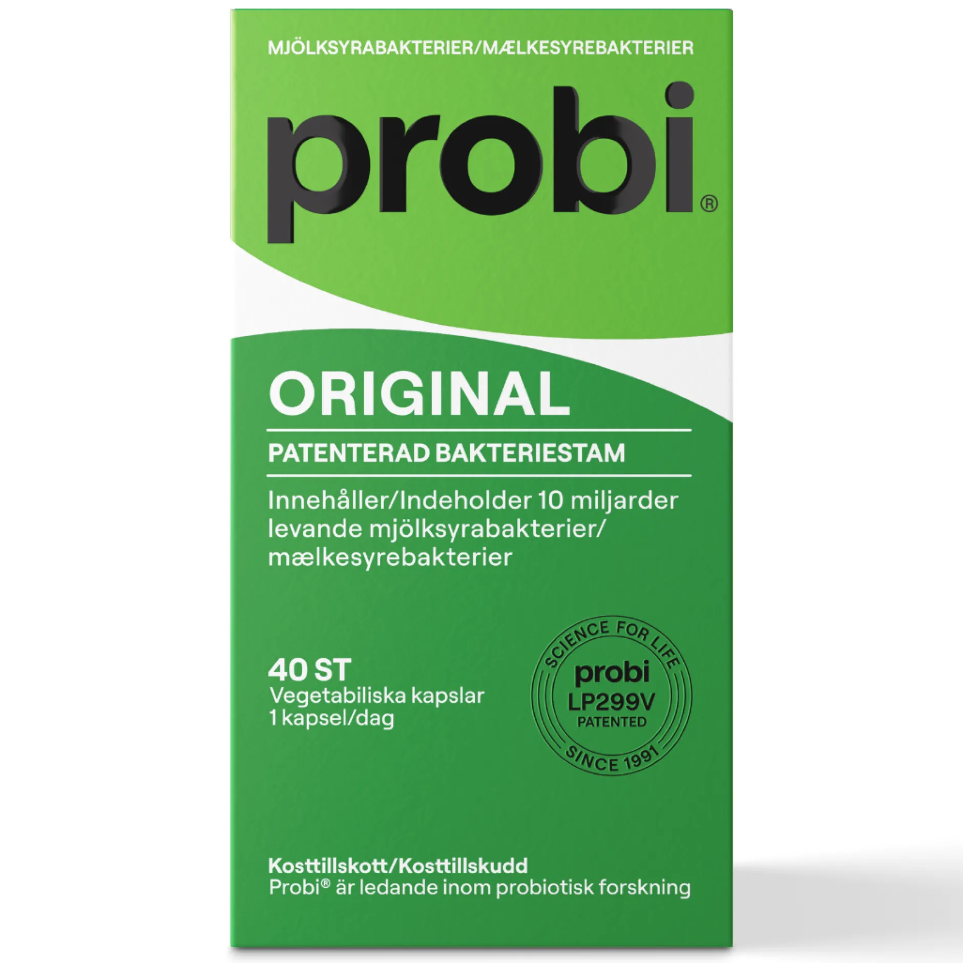 PROBI Original Mjölksyrabakterier 40 kapslar