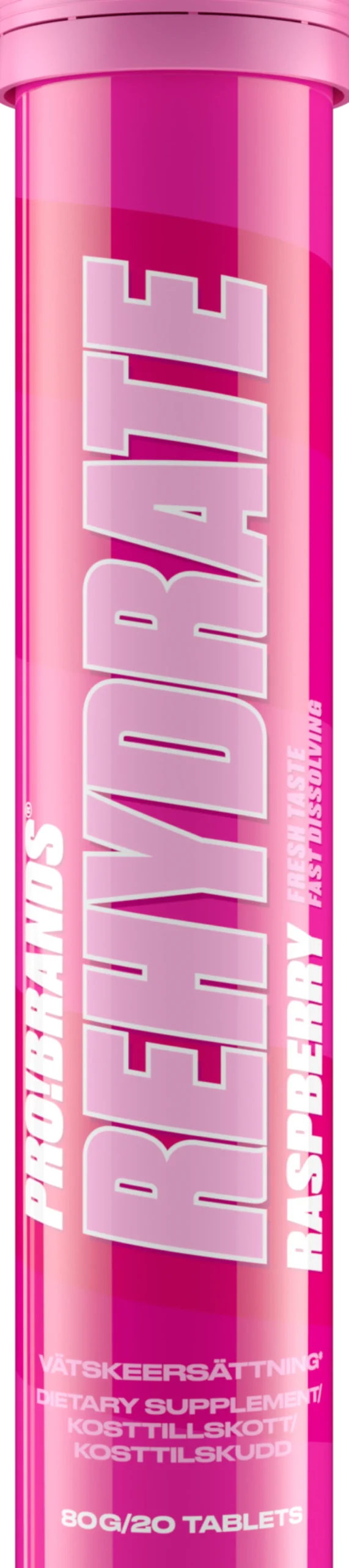 ProBrands Rehydrate Pills Rasberry 20 brustabletter