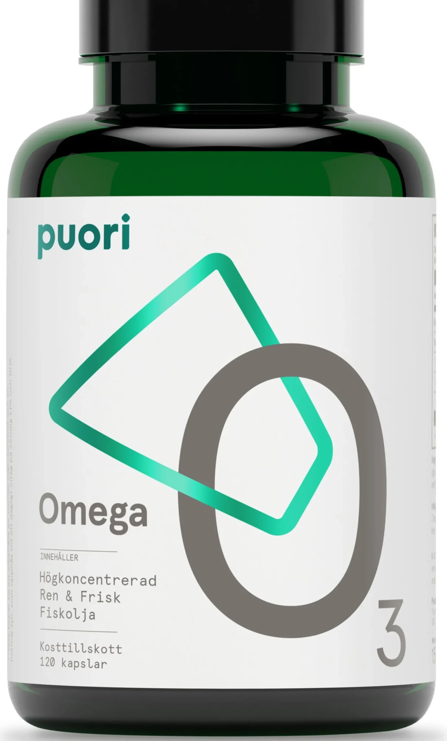 Puori O3 Omega-3 80% 2000 mg 120 kapslar