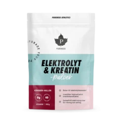 Pureness Elektrolyt & Kreatinpulver Körsbär Hallon 200 g