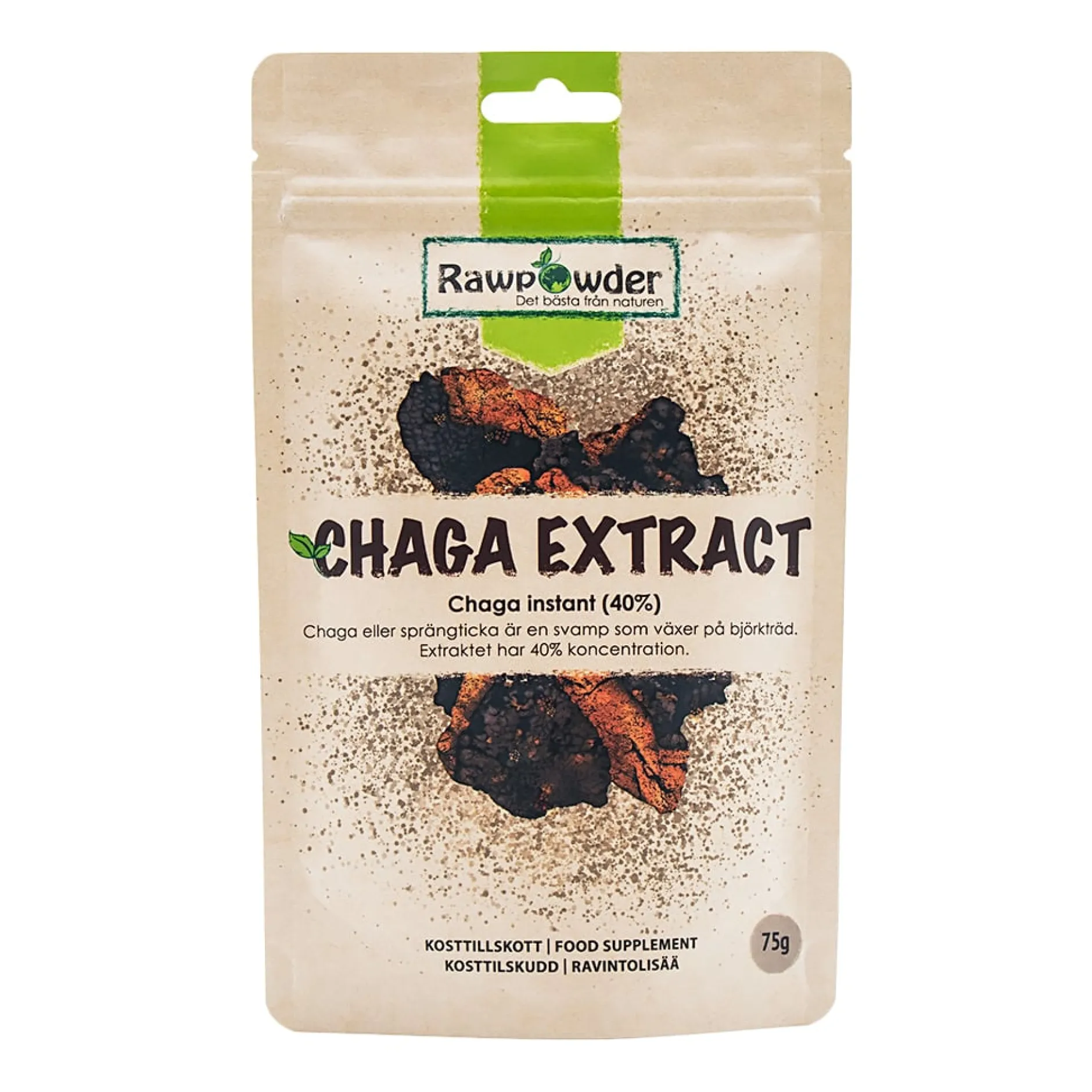 Rawpowder Chagapulver Instant 75 g