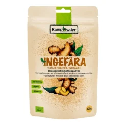 Rawpowder Ingefärapulver 125 g EKO