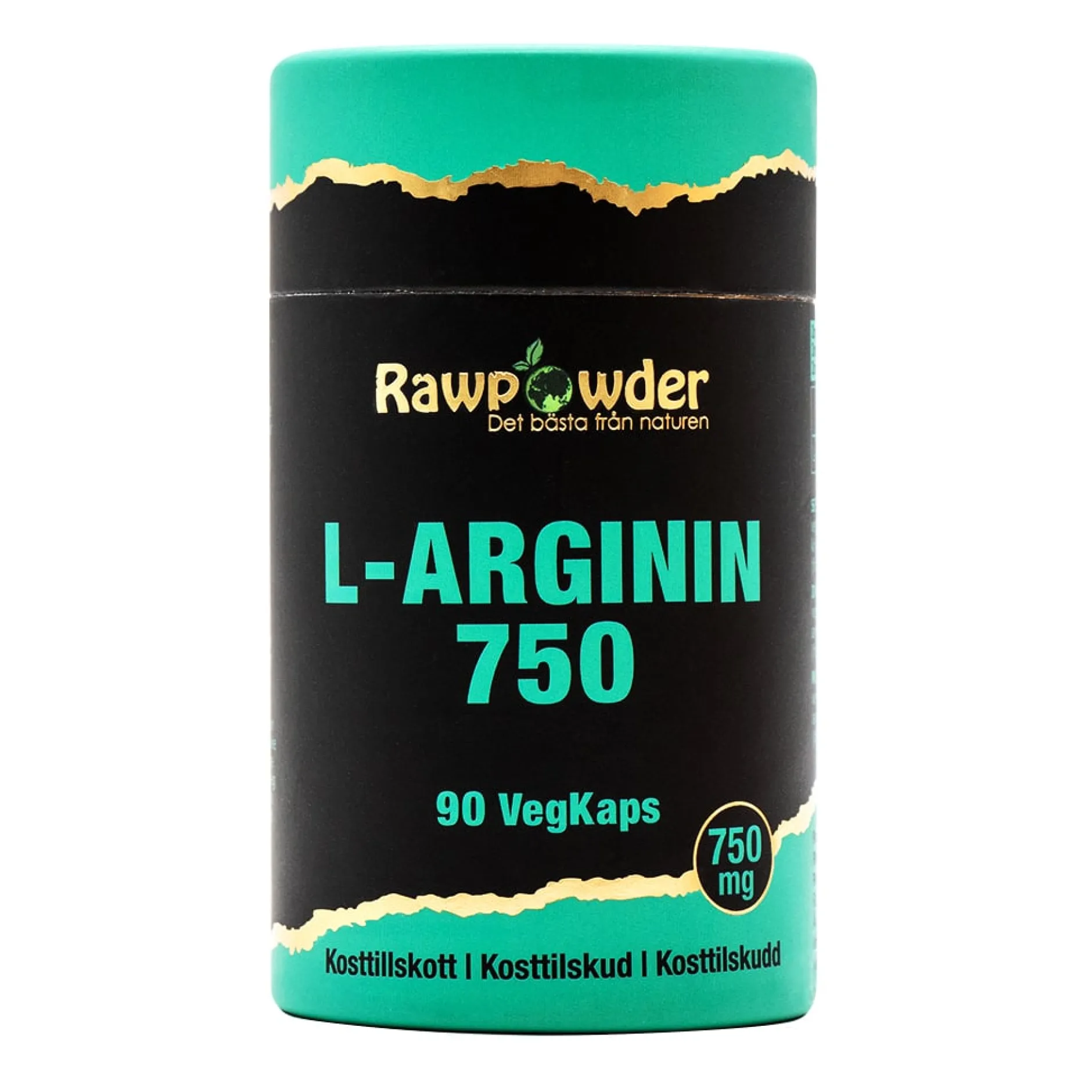 Rawpowder L-Arginin 750 mg 90 kapslar