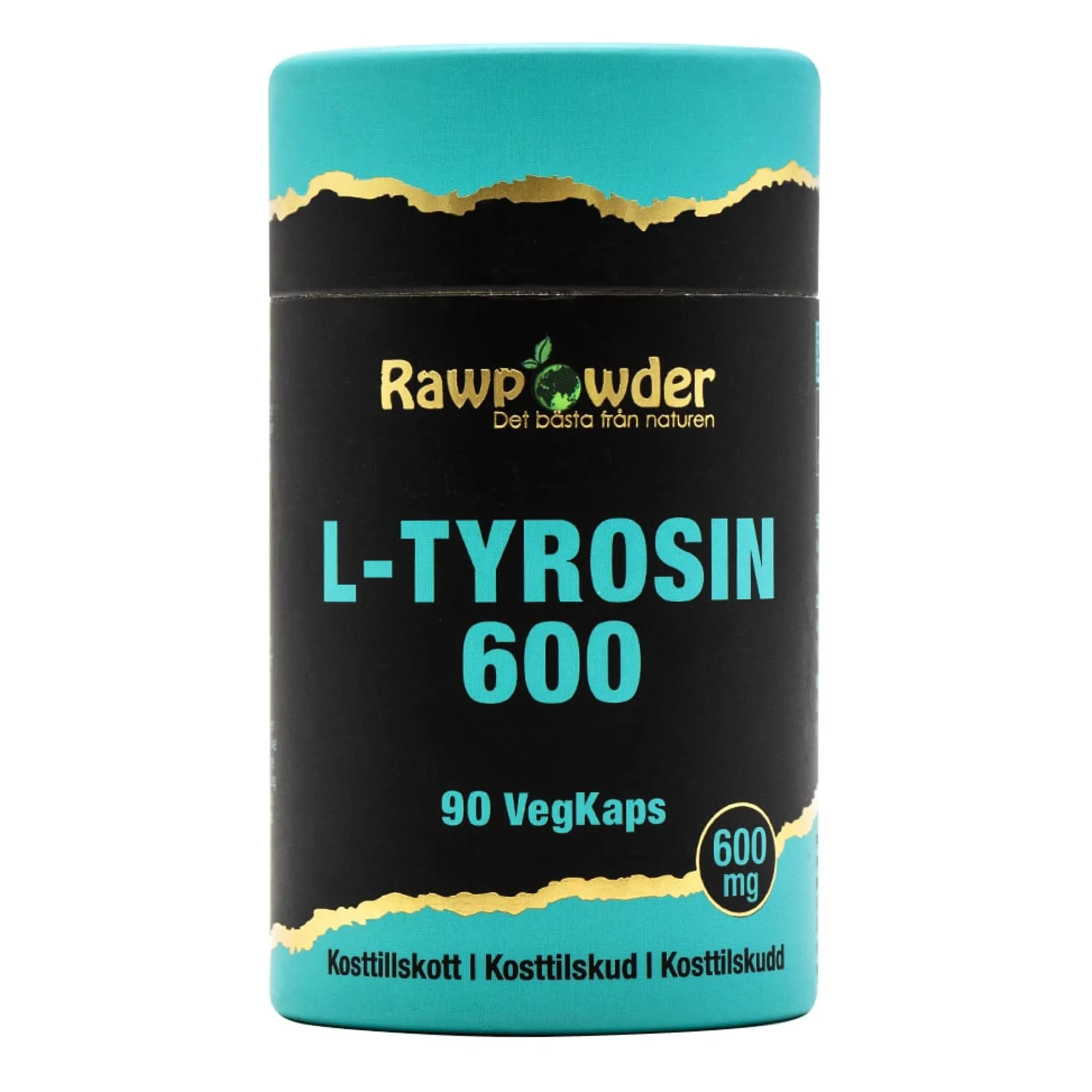 Rawpowder L-Tyrosin 600 mg 90 kapslar