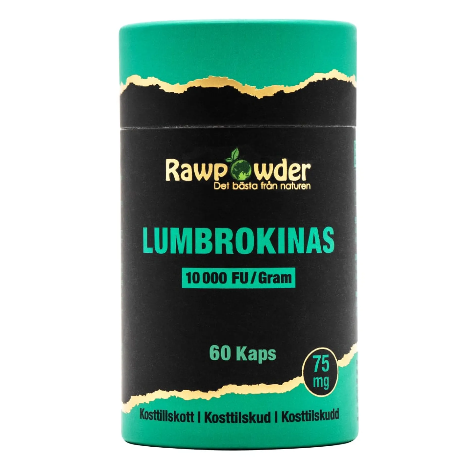 Rawpowder Lumbrokinas 75 mg 60 kapslar