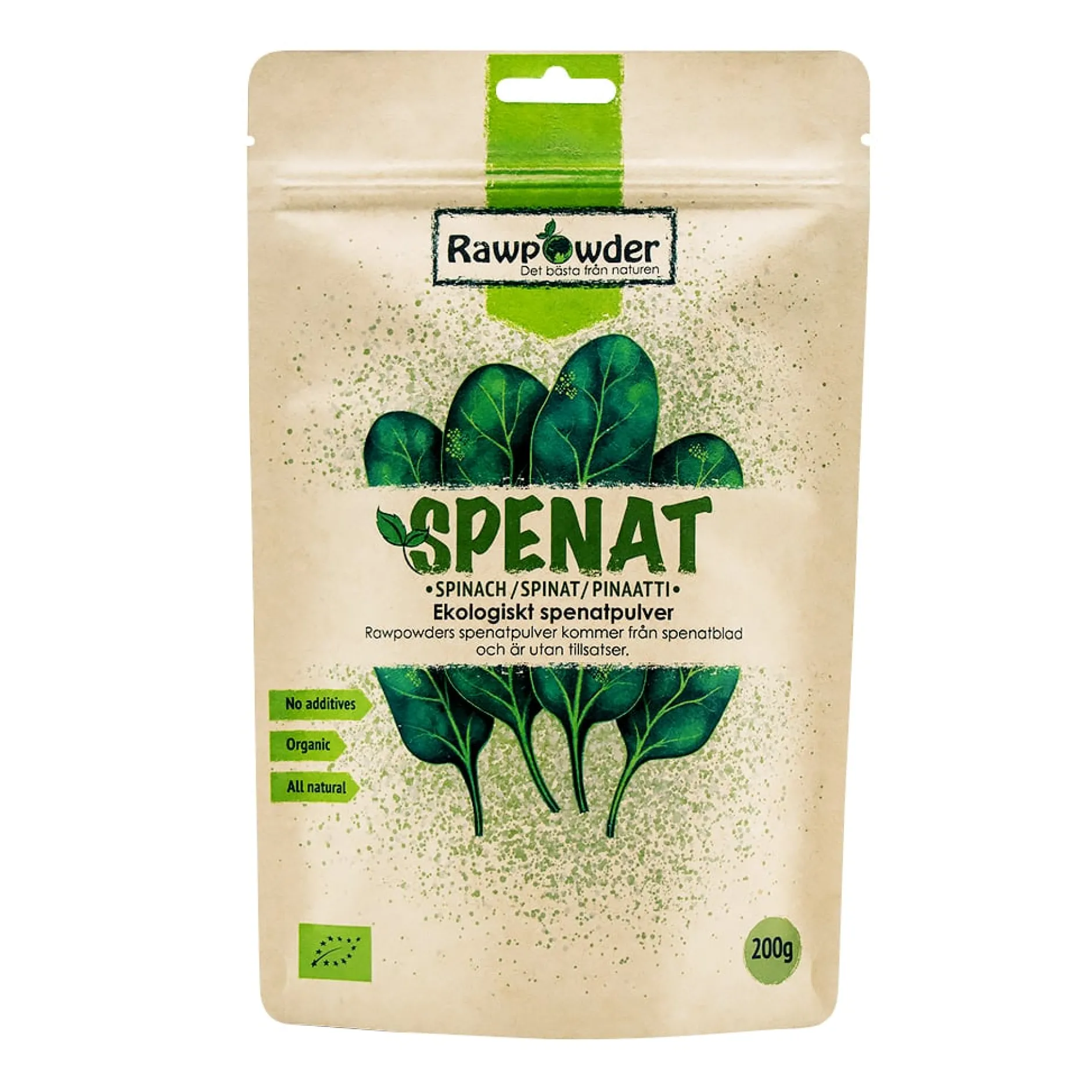 Rawpowder Spenat Pulver 200 g