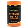 Rawpowder Vitamin D3 4000 + K2 80μg 90 softgels