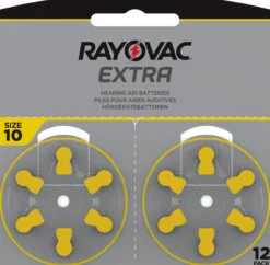 Rayovac Extra Hörapparatsbatterier 10 Gul 12 st