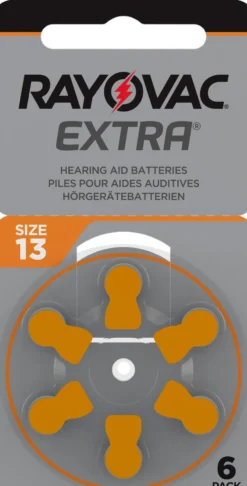 Rayovac Extra Stl13 Orange 6 st