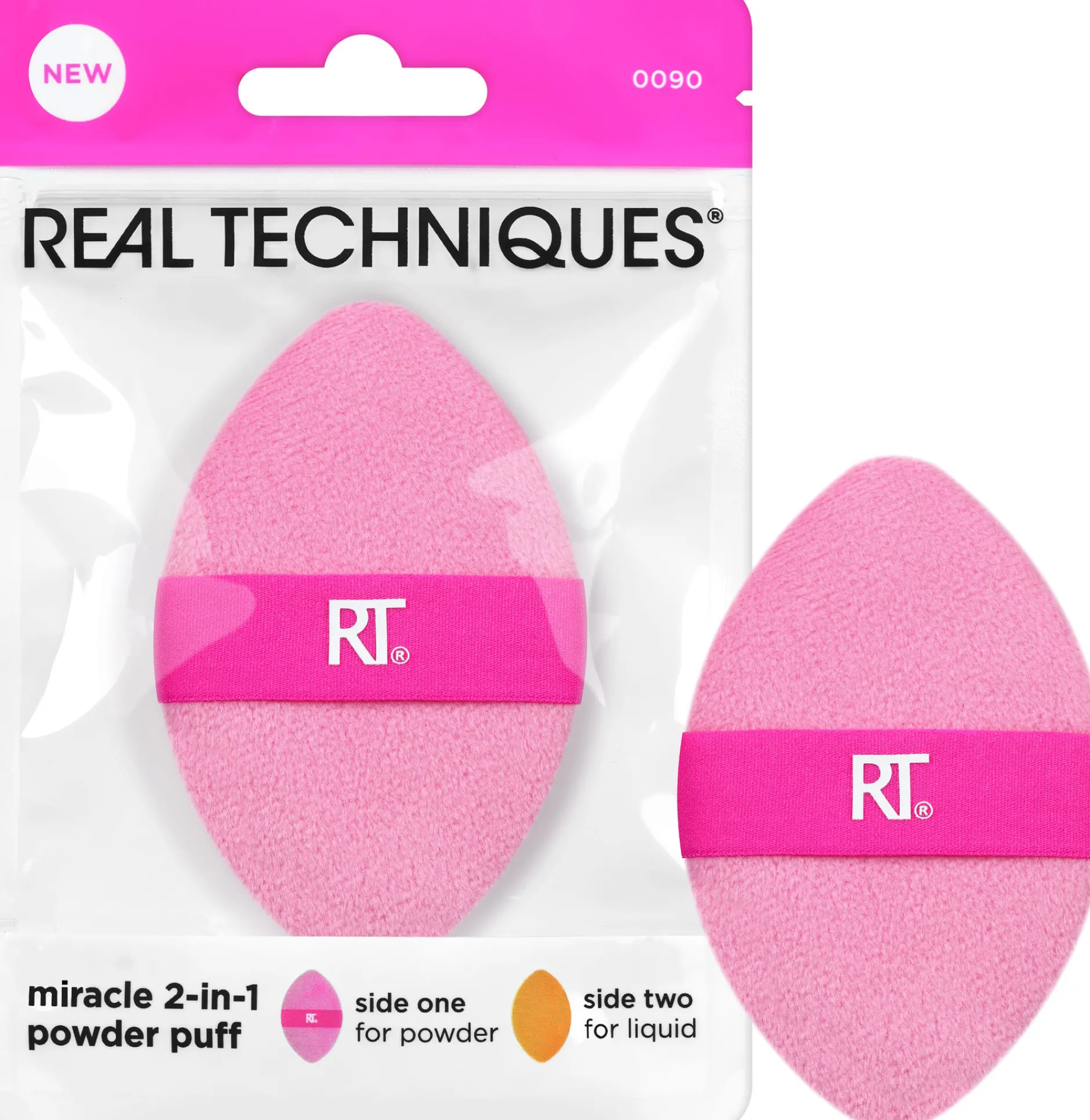 REAL TECHNIQUES 2 in 1 Miracle Powder Puff 1st
