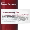 Recipe for men Clear Shaving Gel 100 ml