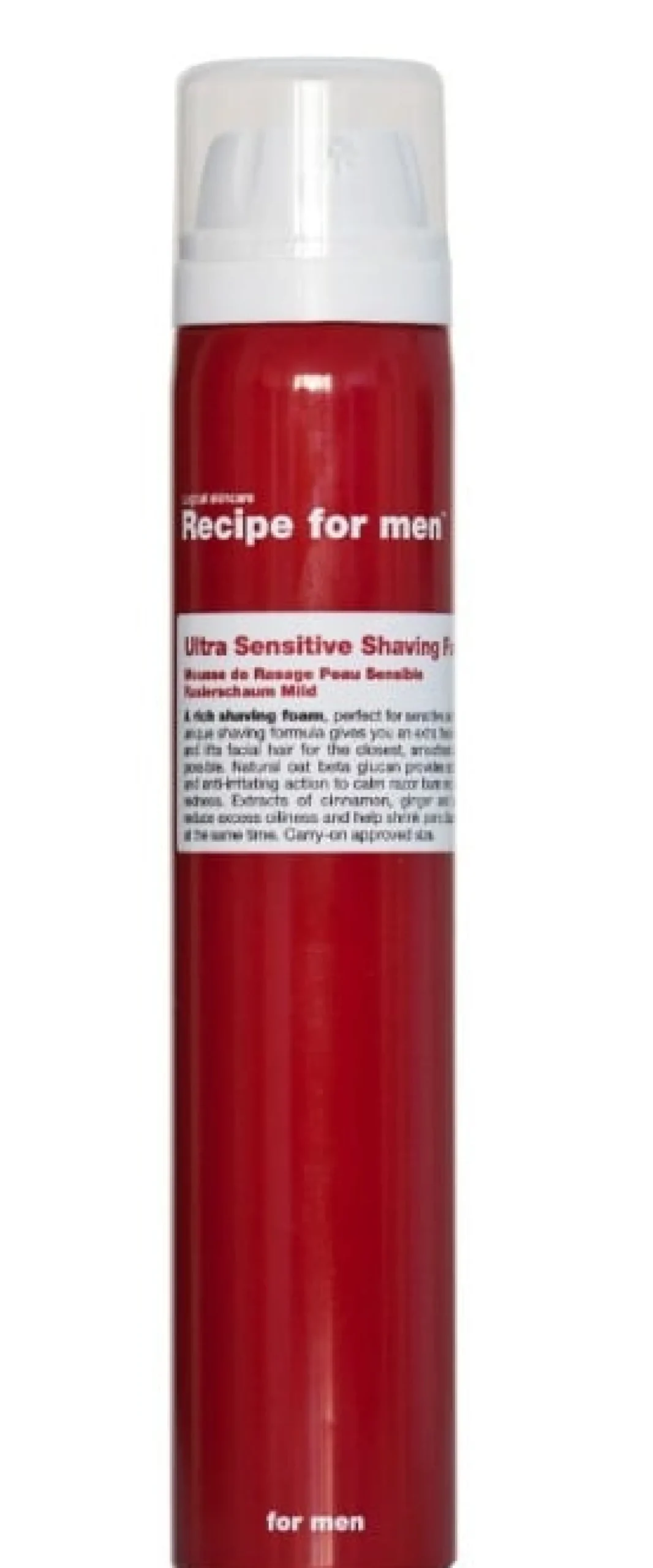 Recipe for men Ultra Sensitive Shaving Foam 100 ml
