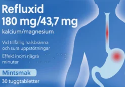 Refluxid 180mg/43,7mg 30 st