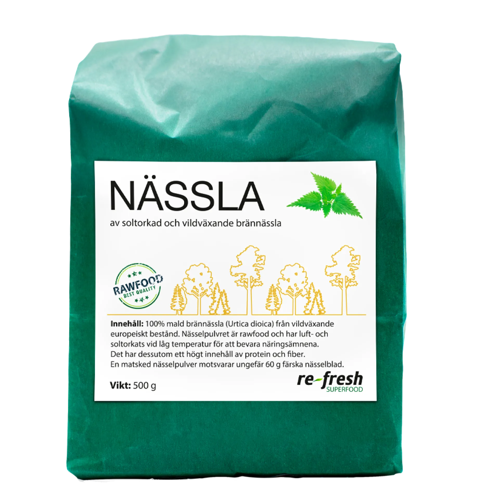 Re-fresh Superfood Nässelpulver 500 g