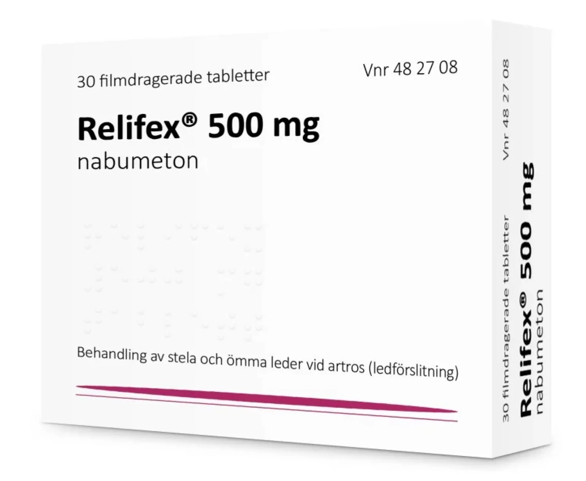 Relifex 500mg 30 filmdragerade tabletter