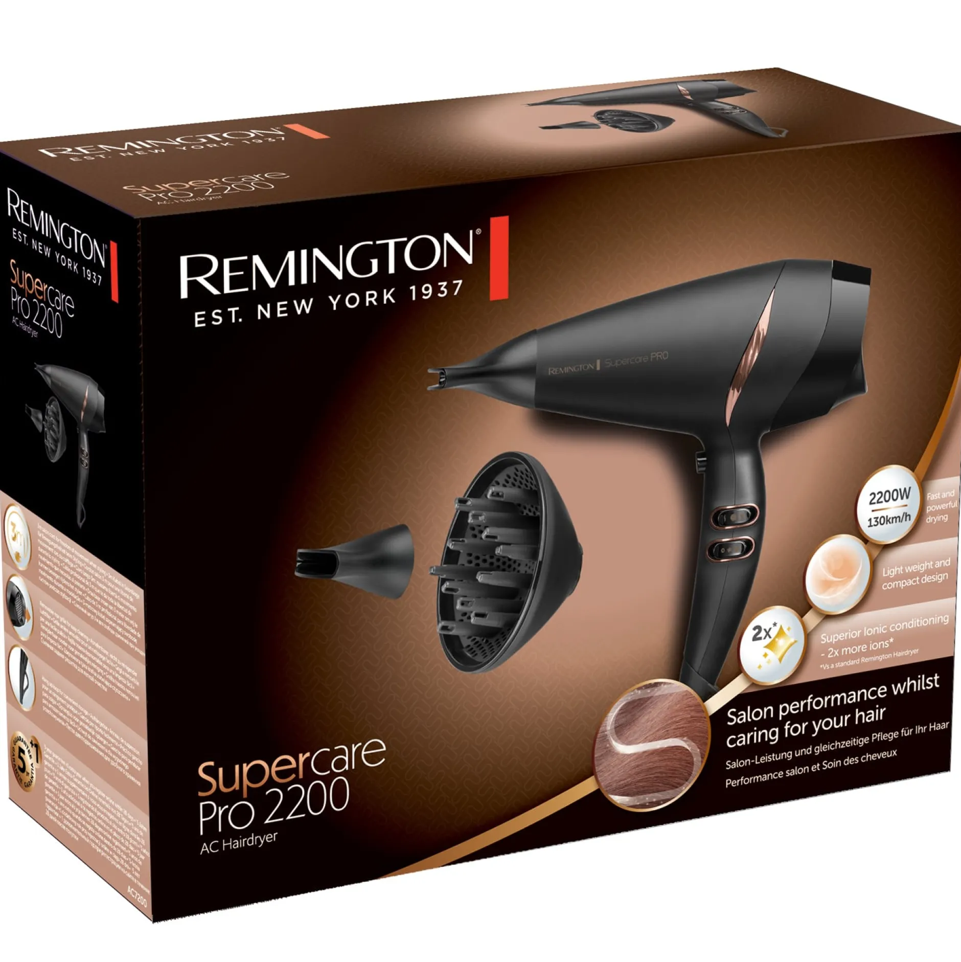 REMINGTON Hårfön AC7200 Supercare PRO 2200 AC