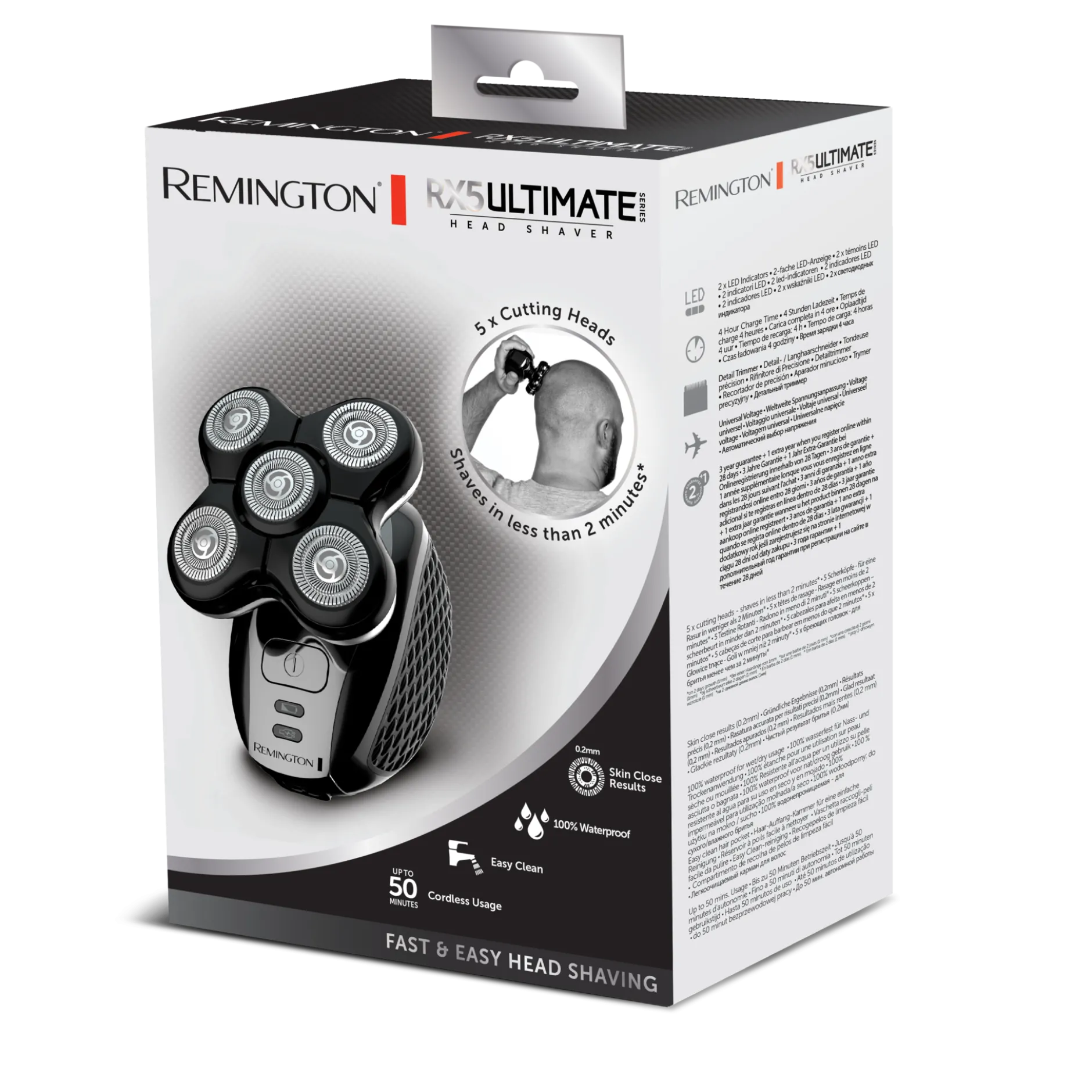REMINGTON Ultimate Series RX5 Rakapparat för huvudet
