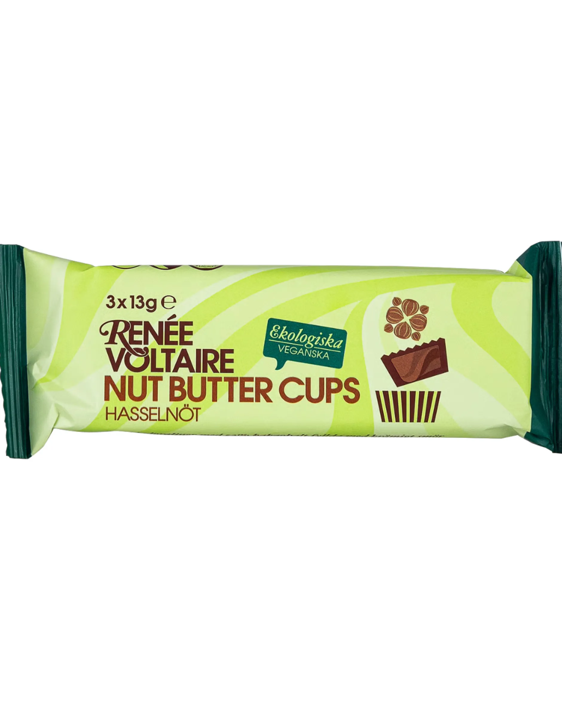 Renée Voltaire Nut Butter Cups - Hasselnöt 3 x 13 g EKO