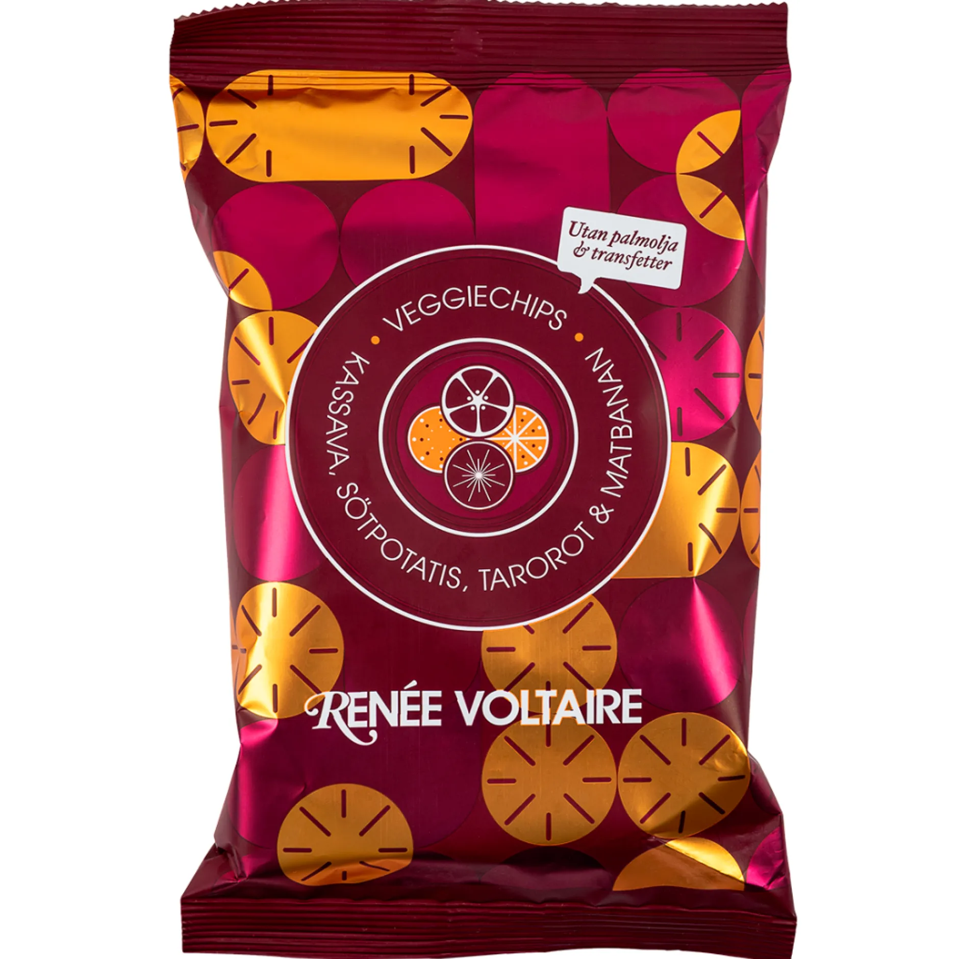 Renée Voltaire Veggiechips Kassava Tarorot Sötpotatis & Matbanan 115 g