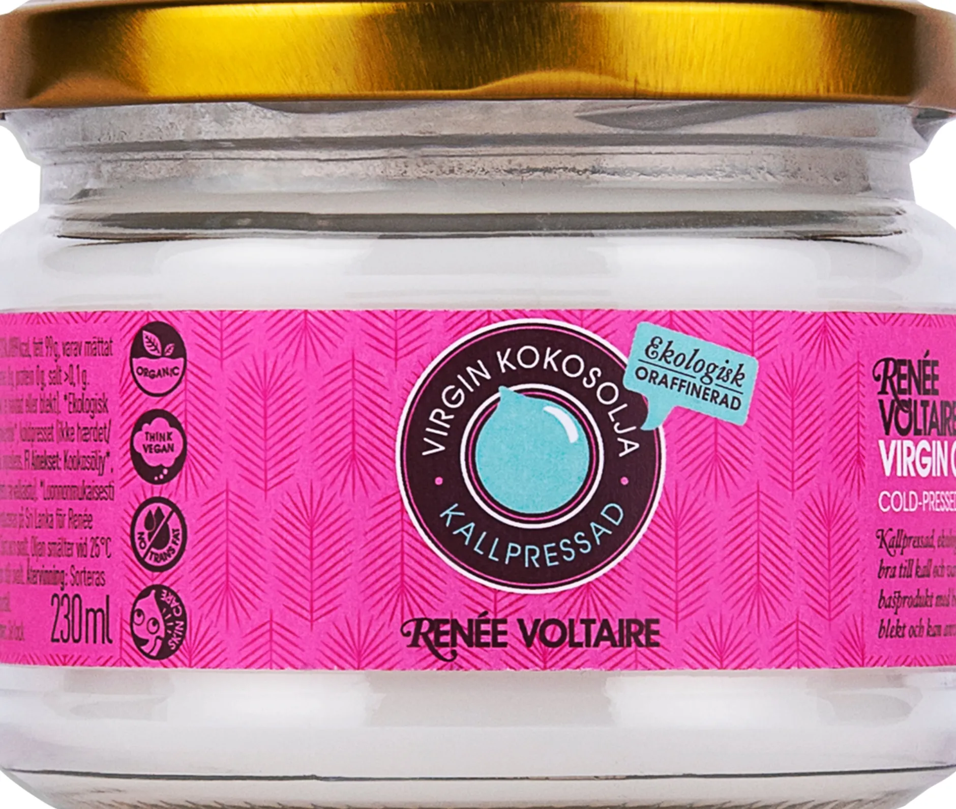 Renée Voltaire Virgin Kokosolja - Kallpressad 230 ml EKO