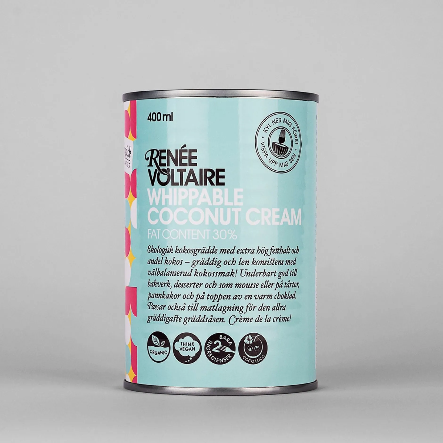 Renée Voltaire Vispbar Kokosgrädde - Fetthalt 30% 400 ml EKO