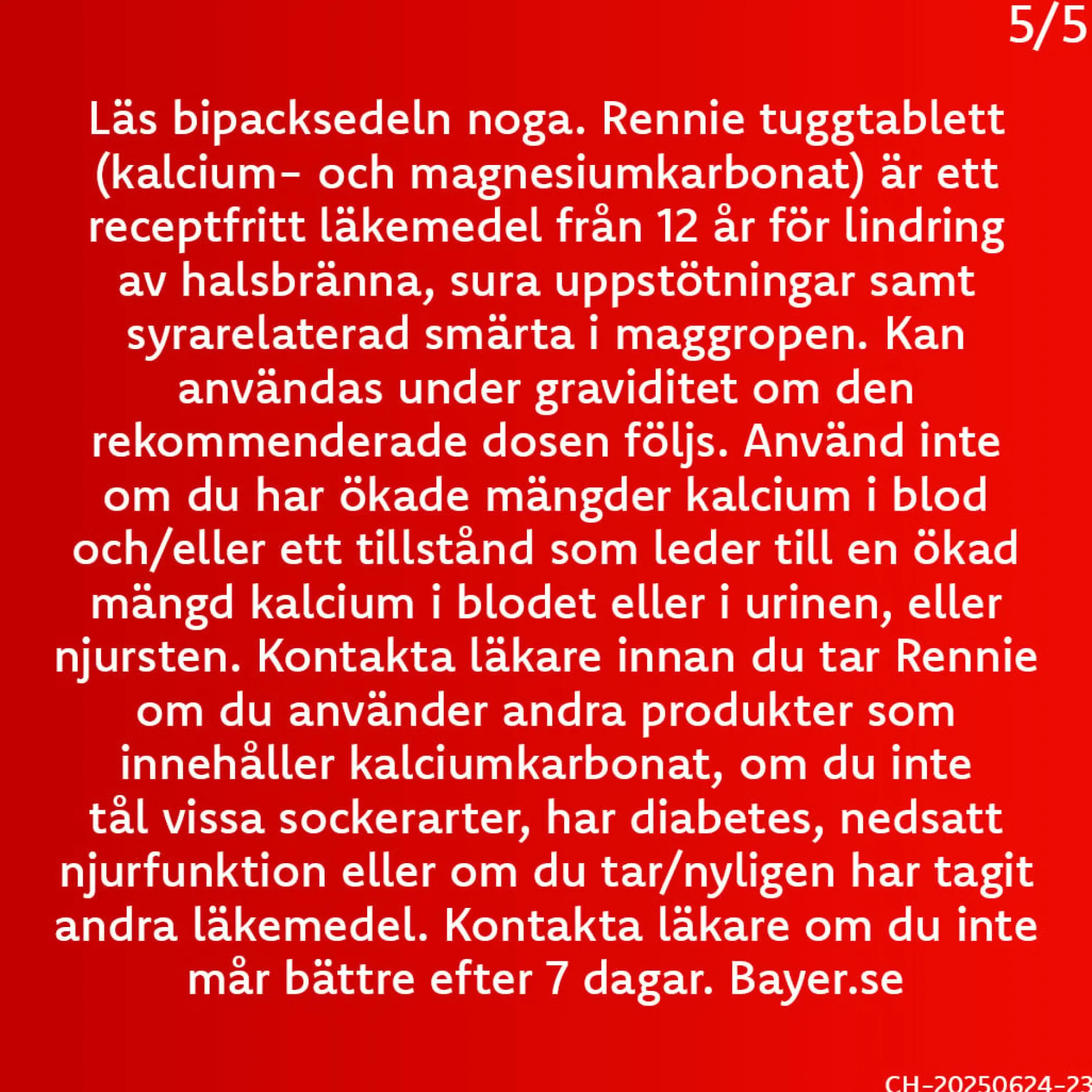 Rennie 680 mg/80 mg 24 tuggtabletter