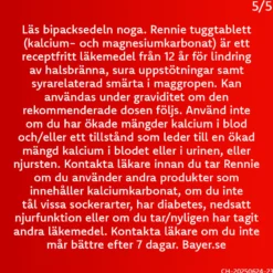 Rennie 680 mg/80 mg 96 tuggtabletter