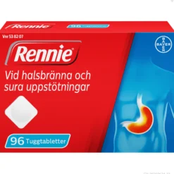 Rennie 680 mg/80 mg 96 tuggtabletter